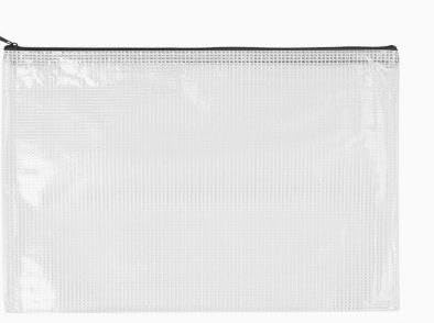 Cartellina portadocumenti impermeabile con cerniera, formato A4, 30 pezzi