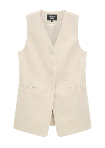 トップス MUSE de Deuxieme Classe Lily Linen VEST Lily Linen Vネック ベスト（ベスト）｜MUSE de Deuxieme Classe
