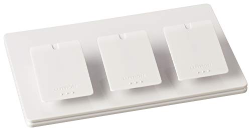 Lutron Caseta Smart Lighting Triple Pedestal for Pico Remotes, L-PED3-WH, White