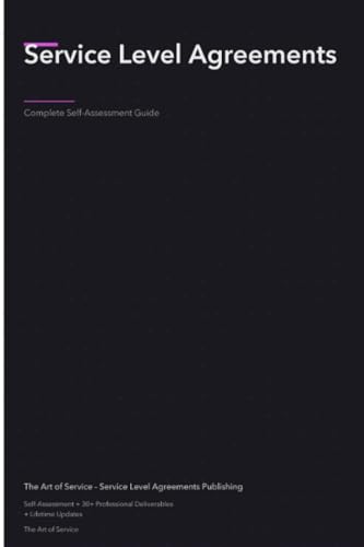Service Level Agreements A Complete Guide