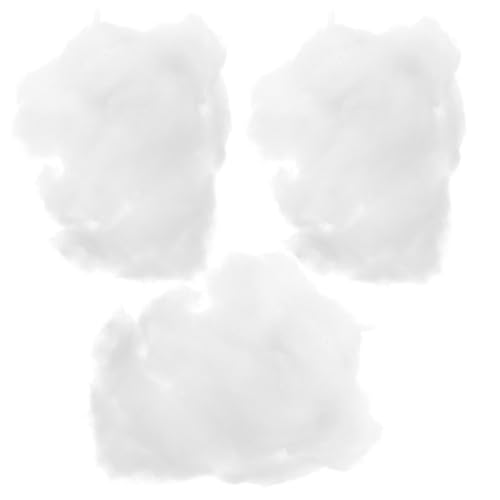 GOOHOCHY 3pcs Artificial Snow Fluffy Decoration for Decor Lightweight Fake Snow for Christmas Party Crafts for Holiday Displays and Projects