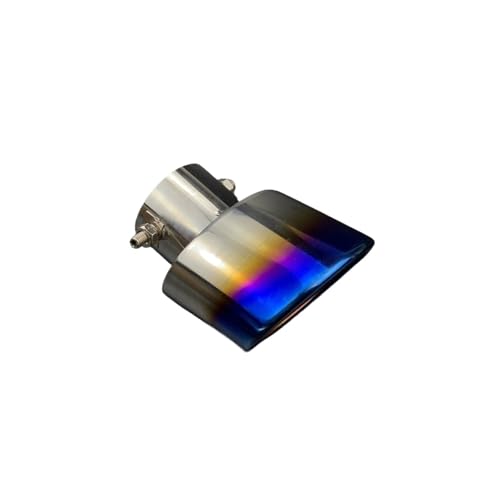 Pot d'échappement de voiture en inox bleu pour protéger et sublimer