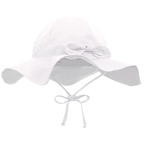 Image of Siero Baby Sun Hat with UPF 50+ Outdoor Adjustable Beach Hat with Wide Brim