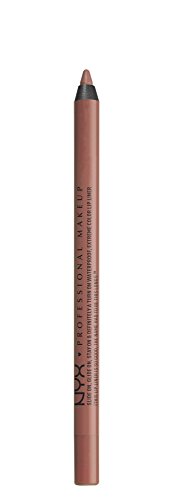 NYX PROFESSIONAL MAKEUP Slide On Lip Pencil, Lip Liner - Nude Suede Shoes (Nude With Pink Undertone)