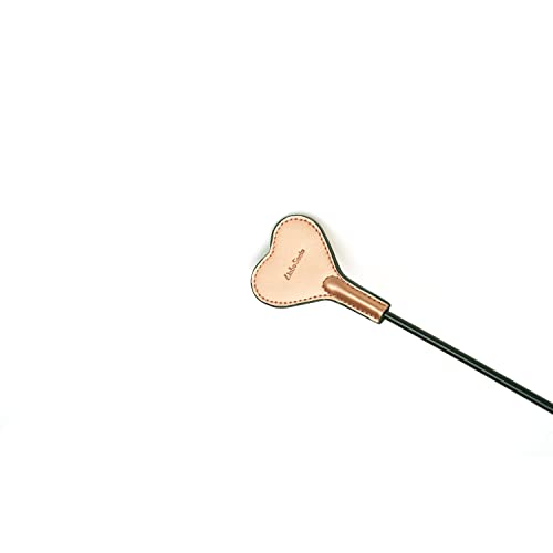 Liebe Seele リーベゼーレ Rose Gold ローズゴールドシリーズ 調教 SMグッズ マンネリ防止 人間用 コスプレ SMプレイ 拘束具 (RC-80634RGハート型乗馬鞭) - 画像2