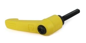 Image of Kipp 06610-41216X60 Fiberglass Reinforced Plastic /Steel Adjustable Handle with M12 External Thread, inchNovo.Grip inch Style, Steel Components, Metric, 60 mm Screw Length, Size 4, Bright Yellow Color