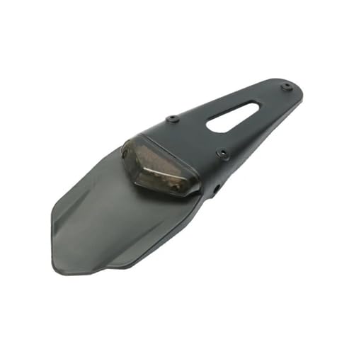 Feu arrière LED moto 12V puissant à support de plaque intégré antichoc pour dirt bike