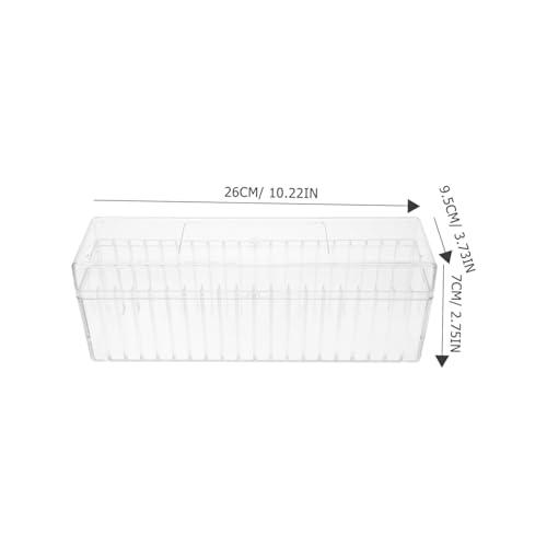 Caja organizadora para monedas transparente 20 ranuras miniatura 7