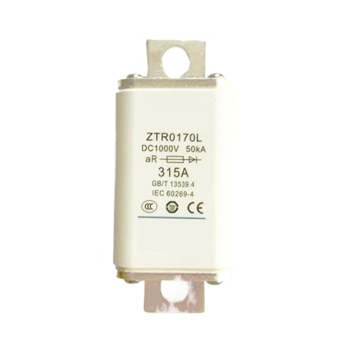 Fusible ZTRO170L 50kA coupure massive DC 1000V 315A haute performance