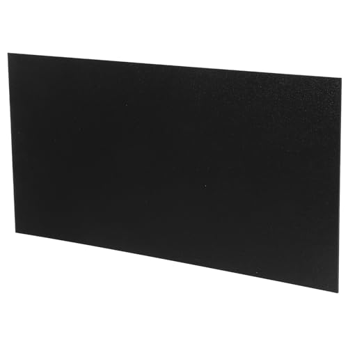 Healvian Lámina Termoformada de Plástico ABS Negro 300X150X15 MM Panel Plástico para Manualidades y Maquetas Placa Termomoldeable de 15 MM de Grosor para Proyectos DIY