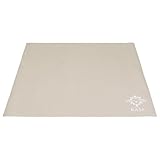 MRG トランポリン マット 120cm×120cm 厚さ6mm 防音 消音 滑り止め フロアマット トレーニング エクササイズ (グレージュ)