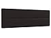 LA WEB DEL COLCHON - Cabecero tapizado Julie para Cama de 135 (145 x 55 cms) Chocolate