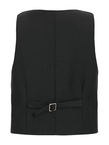 Kids Boys Double-Breasted Blazer Suit Waistcoat for School Evening Party2