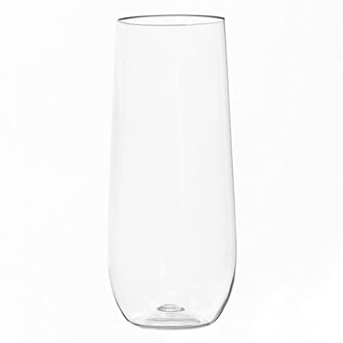 CosySpa Verres Incassables en Plastique - Pack de 4 - Accessoires de Spa - Verres À Vin, Flûtes À Champagne, Verres À Bière et Verres Droits en Plastique (Verres Droits) Cover