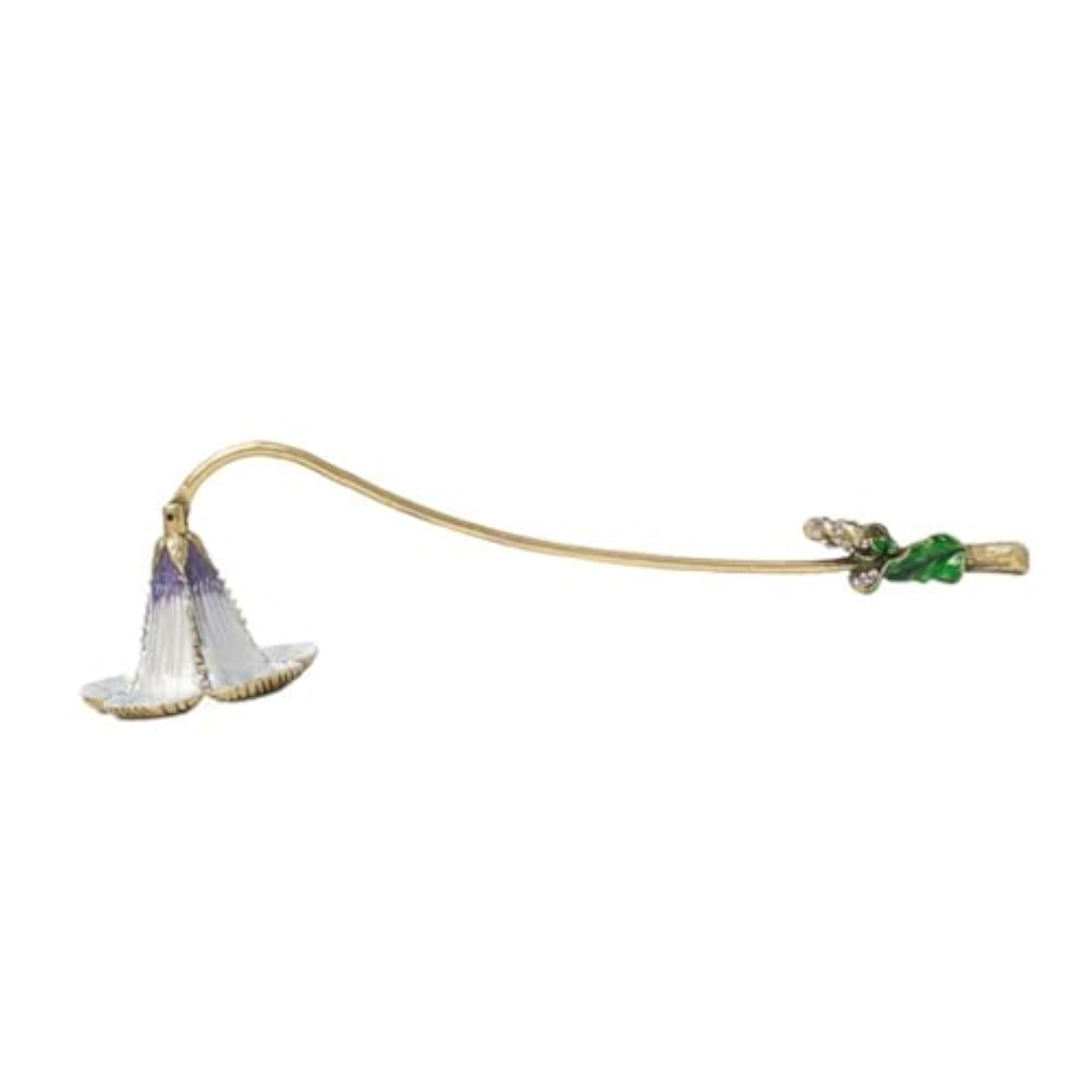 Candle Extinguishing Tool with Enamel Flower Accessories