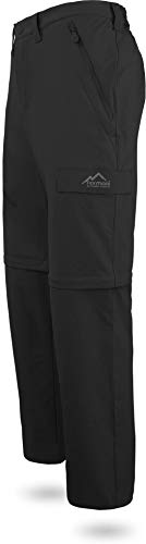 normani Outdoor Sports Herren Softshellhose mit Zip-Off - 2-in-1 Wanderhose...