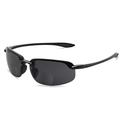 MAXJULI Polarized Bifocal Reading Sunglasses for Men Women Reader Sports UV Protection 8001 x2.0 by JULI Eyewear - Used condition - US$19.18
