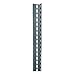 Edsal RLU84 Steel Upright Heavy Duty Post, Rivet Lock Assembly Type, 2" W x 1" D x 84" H, Industrial Gray