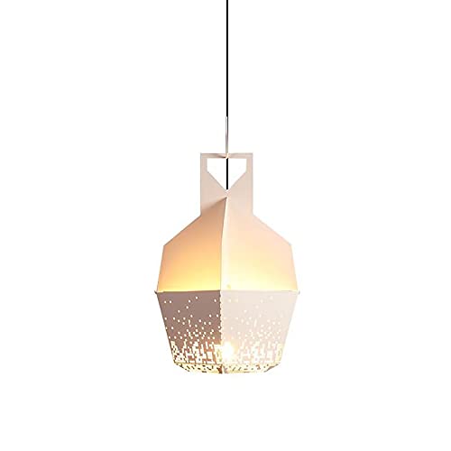 Lampes de chambre à coucher vintage et lustres en fer blanc pour chevet et bureau d'étude
