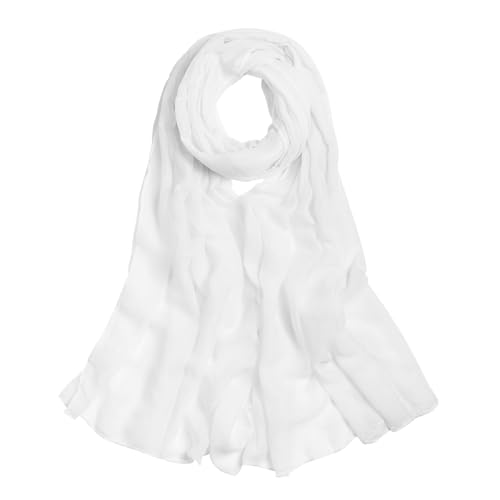 Cotton Scarf for Women Fashion Solid Color Hijab Scarves Lightweight Shawl Summer Fall Winter African Hair Wraps