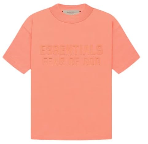 Essentials Fear of God Kids T-Shirt, Coral