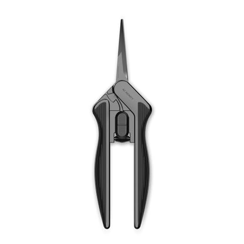 AC Infinity Gartenschere aus Edelstahl 16,8 cm – Gerade Präzisionsschere mit Antihaft-Titanbeschichtung, ergonomisch und leicht, ideal für Garten, Hydroponik und Grow Zelte