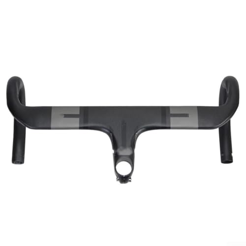 Manillar de bicicleta de carretera T800 Manillar integrado de fibra de carbono para bicicletas de carretera y grava, longitud de 400 420 mm, vástago de 80 100 mm, abrazadera de 28,6 mm (90 x 400 mm)