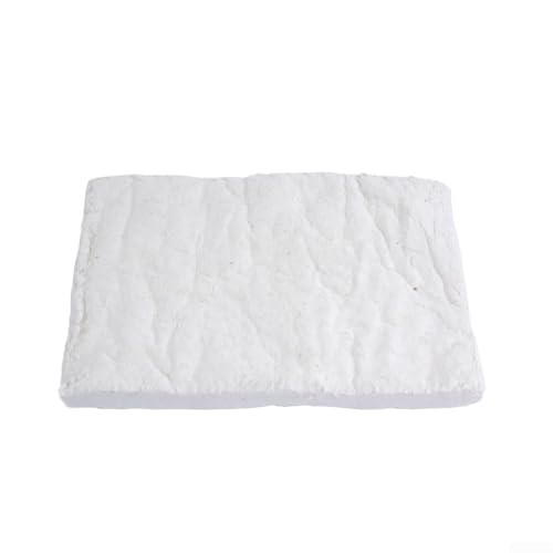 Manta aislante ignífuga de fibra de silicato de magnesio y calcio, manta de aislamiento de fibra de cerámica para horno, horno, forja, estufa, horno de pizza, chimenea (30 x 20 x 3 cm)
