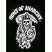 King Size Sons Of Anarchy Reaper Blanket- SOA Merchandise is Perfect for Home Decor, Gifts, Accessories, Memorabilia, Collectables-This is a Soft, Plush, Thick, Mink Blanket-THIS IS NOT A CHEAPLY MADE FLEECE THROW-Life Time Guarantee