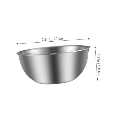 Bol Mezclador de Acero Inoxidable ARTIBETTER 20 cm miniatura 2