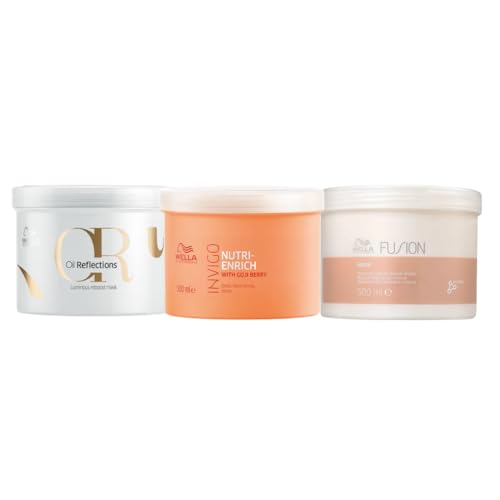 Kit Wella Fios Perfeitos Cronograma Capilar 03 Mascaras 500g