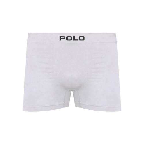 Kit C/5 Cuecas Boxer Algodão Sem Costura Cor:Sortido;Tamanho:G