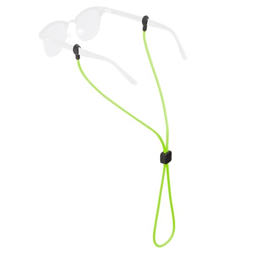 Chums Slip Fit Sunglasses Strap & Glasses Retainer 3MM Nylon Rope (EV Green)