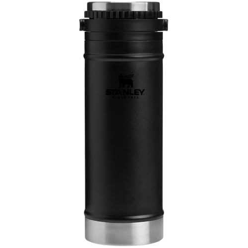 Recopilación de Termo Prensa Francesa para comprar online. 43 Stanley Classic Travel Mug French Press Black 473ml - Termo y Cafetera Prensa Francesa Portátil con Filtro
