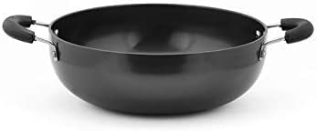 Hindalco Aluminium Kadai Tamaño 13 Negra miniatura 4