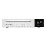 SMSL PL150 CD Player,Compatible with Standard CD,MP3 CD.Supports RCA,3.5mm+4.4mm Headphones,Optical,Coaxial Output interface,CS43198 DAC Chip,Auitable for Laptops and Computers and Car (silvery)