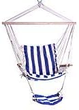 INDOOR OUTDOOR HAMMOCK CHAIR SALE - Durable Ropes, Straps And Cotton For Bedroom Hanging Or Backyard Tree Swing Hammocks - Portable For Camping - Great For Kids And Seniors - No Hammock Stand Required