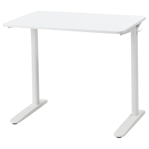 Bureau blanc 90x60 cm RELATERA table de travail compacte et moderne
