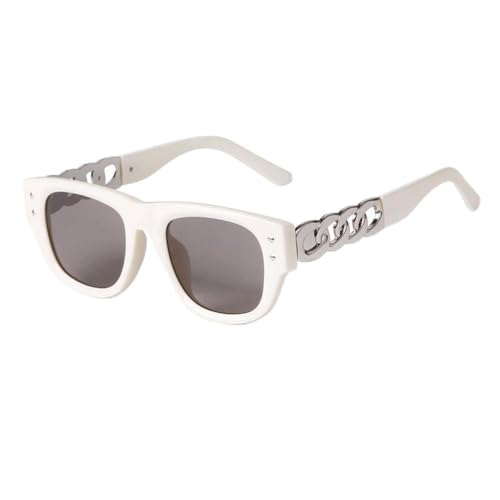 Lunettes de soleil de personnalité féminine carrées et rétro
