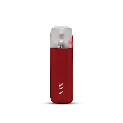 XVX Refillable Rechargeable X VAPE - Rechargeable, Disposable Vape Starter Kit, Mesh Coil of 1.2Ω, 400mAh Battery Easy Refill with E Liquids Includes Feature of Lightning with Every Puff (Colour Red)