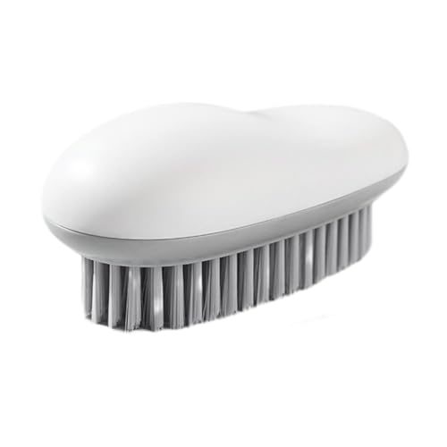Cepillo para pulir zapatos, cepillo para zapatos, cepillo para manchas de ropa, limpieza del hogar, ropa, zapatos, cepillo de , mango ergonómico, fácil de sostener para zapatillas de