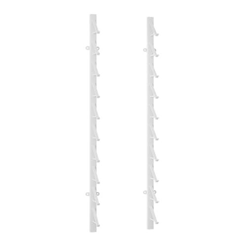Présentoirs muraux blancs pour échantillons de décoration murale