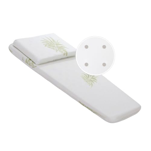 Kiby® Matelas Nacelle (certifié Oeko-TEX® & CERTIPUR™) en Aloe Vera, Matelas et Coussin pour Trio