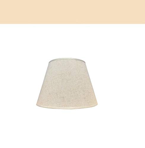 Preisvergleich Produktbild Lampenschirm TischlampeLeinen weiß Schlafzimmer Wohnzimmer Tischlampe Stehlampe Nachttischlampe Lampenschirm Zubehör-19CM