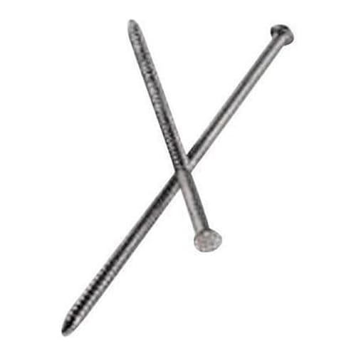 3D 1.25 in. Round Head Ring Shank Trim Stainless Steel Nail, Pack of 196-1 lbs