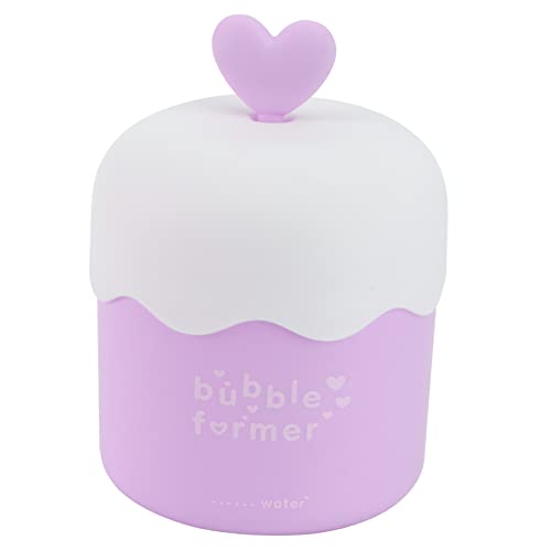 IWOWHERO 1 Pieza Burbujeador Máquina De Burbujas Fabricante De Burbujas Para Lavado De Cara Espuma Fabricante Para Lavado De Cara Limpiador De Burbujas Soplador De Burbujas Púrpura Páginas