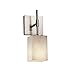 Justice Design Group CLD-8415-15-NCKL Clouds Wall Sconce, Brushed Nickel