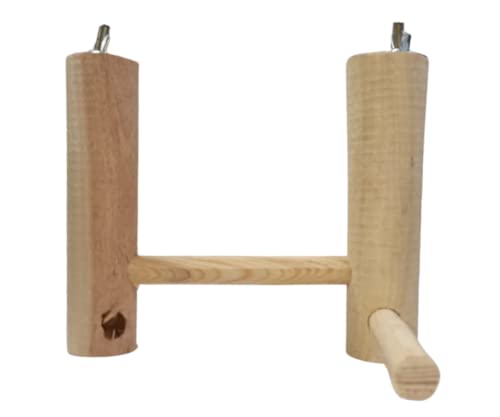 Foodie Puppies Natural Wooden 5 Perch Multipurpose Stand/Toy for Small to Medium Birds - Bird Cage Accessories (B0B8VVP94K) Amazon Price History, Amazon Price Tracker