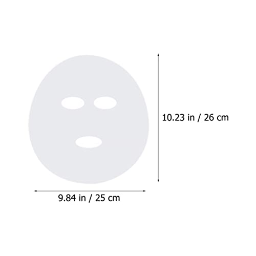 Fomiyes 400Pcs Face Mask Paper, Diy Facial Pre-Cut Care Film, Natural Preservative Disposable Moisture Retention For Girls Women Home Salon Spa Skin Clear #TOP5