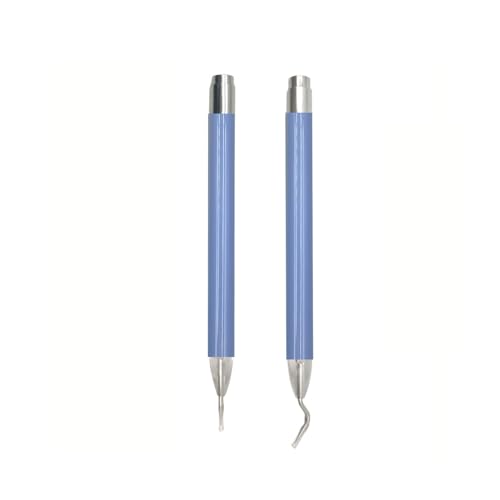 2 Pcs LED Lighted Weeding Tools for Vinyl with Light for Removing Tiny Vinyl Paper & Iron-on Projects Cuts Purple Pin&Hook